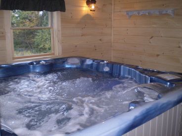 luxury hot tub