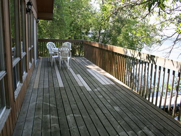 Sundeck overlooking the Lake