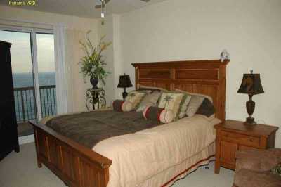 This is the Master bedroom at Sunrise Beach unit 2108  