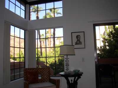 Sweeping mountain views from living area