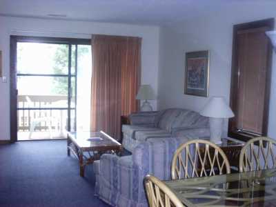 Living room that opens out into the balcony