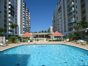 A view of the pool.