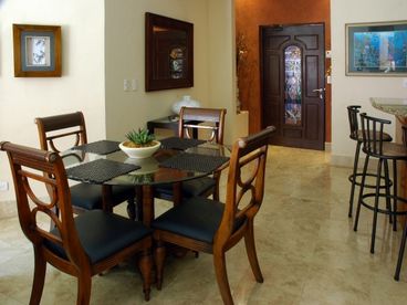 Dining area for four