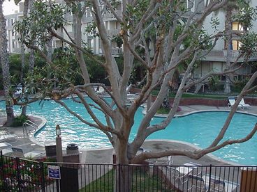 This is the main pool of the complex, heated all year and open until 10PM at night.  It is just a short elevator ride away from your condo