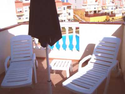Sunny roof terrace