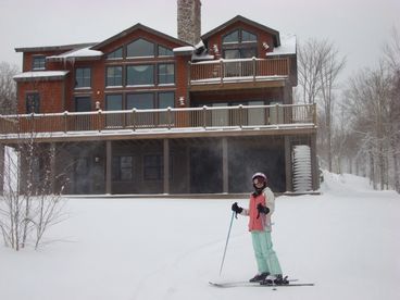ski on and ski off, right out the front dooor of this magnificent $ 2 million slopeside estate house