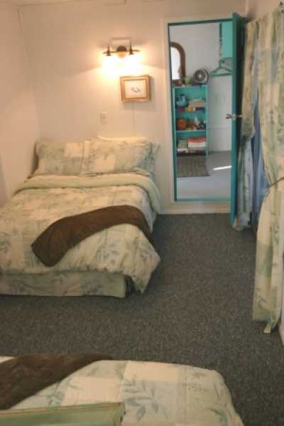 2 double beds and additional bath down stairs