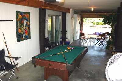 game room with pool table
