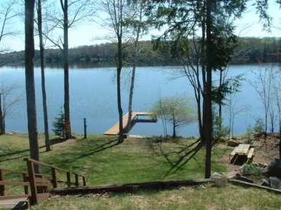 View of the lake from the house