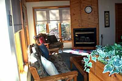 View of the lake from the house.