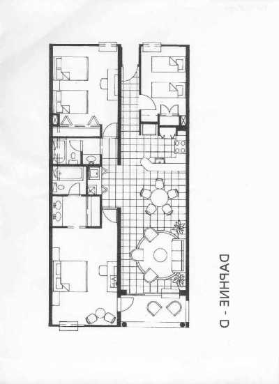 Layout of the condo