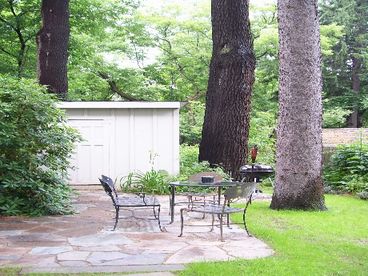 Patio and shed