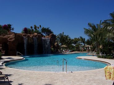 Resort-style pools and lap pool at the Players\' Club and Spa
