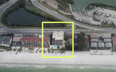 Top balcony, direct view to beach and water. Newly painted condo. Access to covered parking