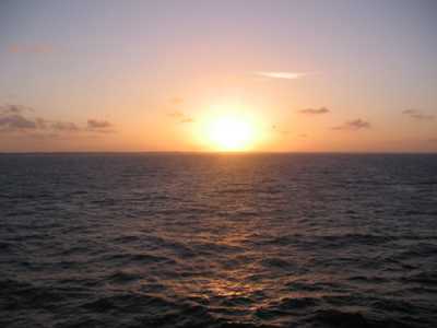 sunrise from bedroom