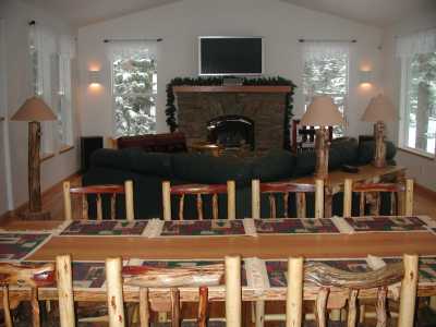 View of Living Room and Dining Room