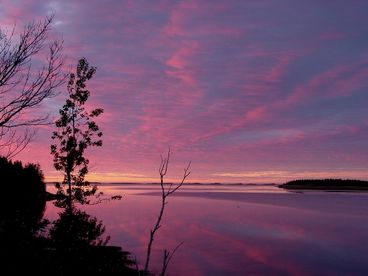 New London Bay sunset