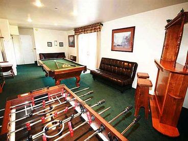 Game Room - Pool Table, Vooseball, darts