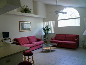 Living Room with Pull out Sofa Bed