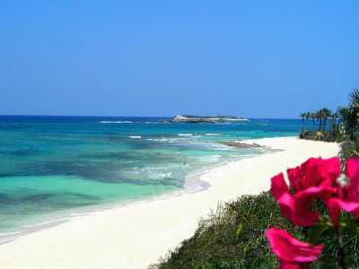 OUR STUNNING BEACH WITH 2 ISLANDS OFFSHORE. THE HOUSE JUST OUT OF FRAME TO THE RIGHT