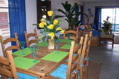 Big beutiful wood table.