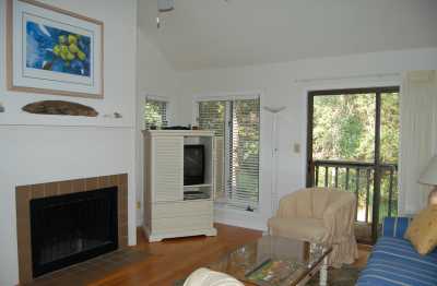 Living Room with Vaulted Ceilings