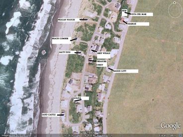 LOCATION MAP FOR OUR ROGUE SHORES HOMES