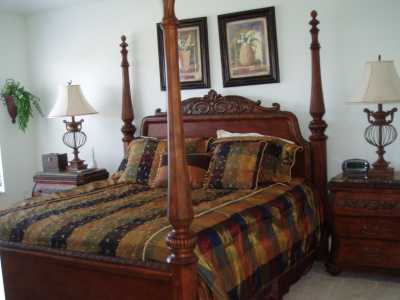 Our master en-suite, is professionally decorated, has TV/DVD and cable. En-suite is fully stocked with linen