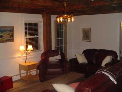 LCD tv, fireplace and dvd