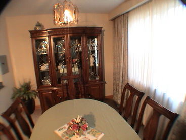 Formal Dining Room Seating eight. 