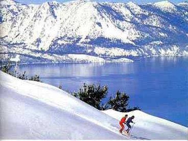 20 ski resorts are within an hour. Heavenly in this photo is one mile away.