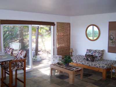 Interior of cottage