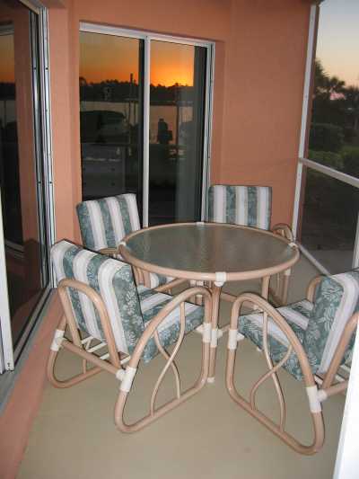 Screened lanai