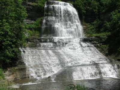 The falls - just a stroll away