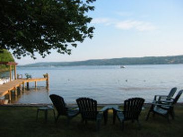 The lake is just outside your door