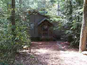 front of cabin