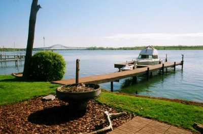View of River, Dock, Firepit on the Water 