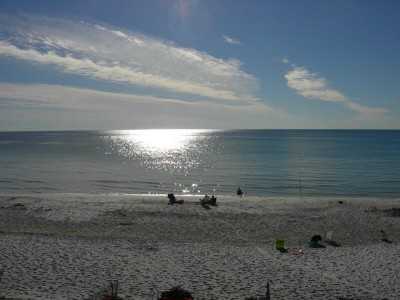 Beach Front Cape San Blas Vacation Rental in Barrier Dunes.  This could be your view from 1 of 3 gulf front porches!