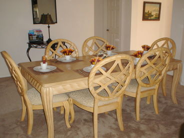 Formal dining area for family meals. 
