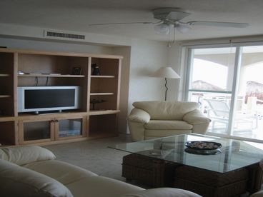 Oceanfront living room