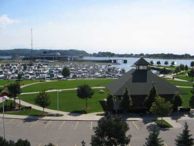 The view to the south.