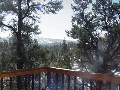   View of Snow Summit from deck