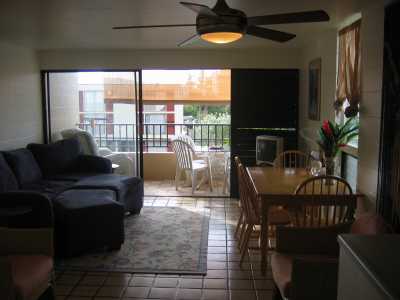 Living room and lanai