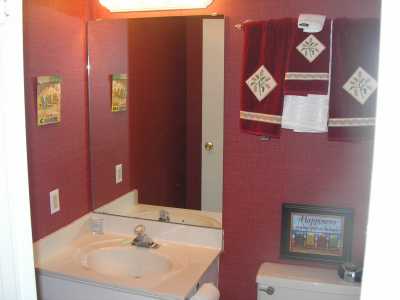 Hall bath, tub and shower