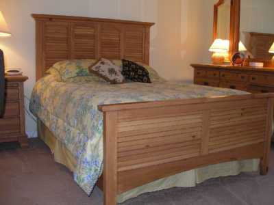 Master Bedroom with private bath, two closets