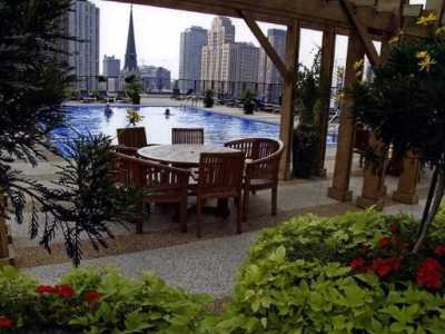 Host a pool party or simply escape to calming waters, surrounded by the city's skyline.
