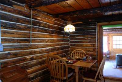 Hand hewn Log Construction