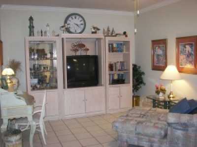 Entertainment area of downstairs living room