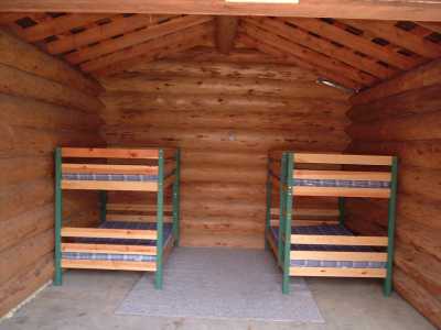 log bunkhouse