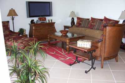 Living room with 42 inch tv